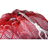 Commercial Mesh Laundry Bag - Sturdy Mesh Material with Drawstring Closure. Ideal Machine Washable Mesh Laundry Bag for Factories, College, Dorm and Apartment Dwellers. (24" x 36" | Red | 2-Pack)