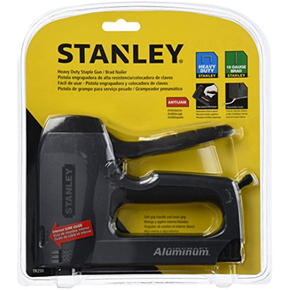 STANLEY SharpShooter Plus Nail Gun, Heavy Duty, Gray/Black (TR250)