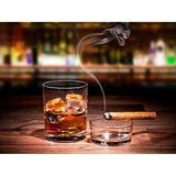 Classic Stylish 10 oz Durable Whiskey Glasses, Bubble Tumbler Cups, Set Of 4 Drinking Glasses - Premium Quality - Perfect For Water, Scotch, Bourbon, Cognac, Cocktails, etc.