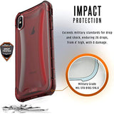 URBAN ARMOR GEAR UAG iPhone Xs Max [6.5-inch Screen] Plyo Feather-Light Rugged [Crimson] Military Drop Tested iPhone Case