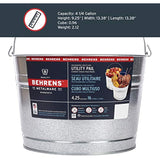 Behrens C17GS Galvanized Steel Utility Pail, 4-1/4 Gallon