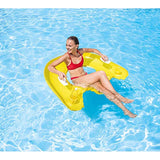 Intex Sit N Float Inflatable Lounge, 60" X 39", 1 Pack (Colors May Vary)