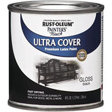 Rust-Oleum 1979730 Painter's Touch Latex Paint, Half Pint, Gloss Black 8 Fl Oz (Pack of 1)