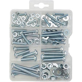 Bolts, Nuts, and Washer Assortment Kit, 108 Pieces
