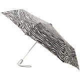 totes Signature Basic Automatic Compact Umbrella, Zebra, One Size