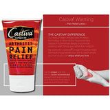 Castiva Arthritis Pain Relief with Capsaicin, 4oz. Deep Penetrating Castor Oil Base