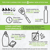 Ecolution Artistry Non-Stick Cookware, 11" Fry Pan, Black