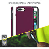 OtterBox SYMMETRY SERIES Case for iPhone 8 PLUS & iPhone 7 PLUS (ONLY) - Retail Packaging - ROSE GOLD (PALE PINK/ROSE GOLD GRAPHIC)