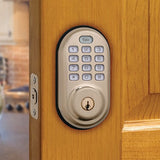 Yale Real Living Electronic Push Button Deadbolt Fully Motorized with Zwave Technology