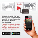 Mighty Mule MM371W Automatic Gate Opener (SMART), Single, BLACK