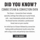 CUISINART CSO-300N1C Combo Steam Plus Convection Oven, Silver