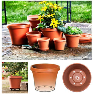 Bloem Terra Pot Planter (TR0683), Pebble Stone, 6", 6"