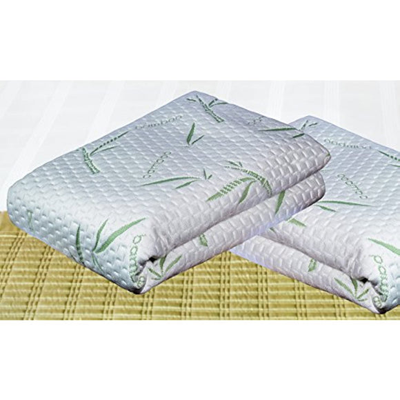 Waterproof Bamboo Mattress Protector - Thick and Soft Quilted Fabric Will Give You a Comfortable, Quiet and Cool Night Sleep. Quality Fabric That is Durable and Machine Wash Really Well. (Queen Size)