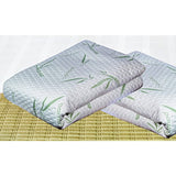 Waterproof Bamboo Mattress Protector - Thick and Soft Quilted Fabric Will Give You a Comfortable, Quiet and Cool Night Sleep. Quality Fabric That is Durable and Machine Wash Really Well. (Queen Size)