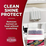 Weiman Cooktop Cleaner Max - 9 Ounce - Easily Remove Burned-On Food, Grease and Watermarks, Leaving Your Glass Cook Top Sparkling