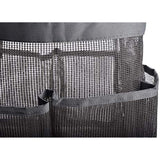 Mesh Shower Bag - Easily Carry, Organize Bathroom Toiletry Essentials While Taking a Shower. (9-Pockets | Grey)