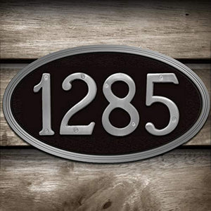 HY-KO PRODUCTS BR-43SN/2 Prestige House Number 2 (Two), 4" High, Satin Nickel Finish