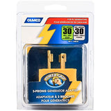 Camco Power Grip RV Generator Adapter | Features a Heavy-Duty 30 Amp Locking Male and Female Connection | Rated for 125 Volts / 3750 Watts (55333)