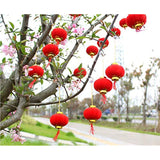 TA BEST Red Lantern 16 Pcs Lucky Hanging Lanterns Decoration New Year Wedding Party Hang Mini Lanterns for Chinese Spring Festival Celebration(2.36"x2.16")