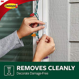 Command Outdoor Small Refill Strips, 16 Strips, Re-Hang Outdoor Window Hooks