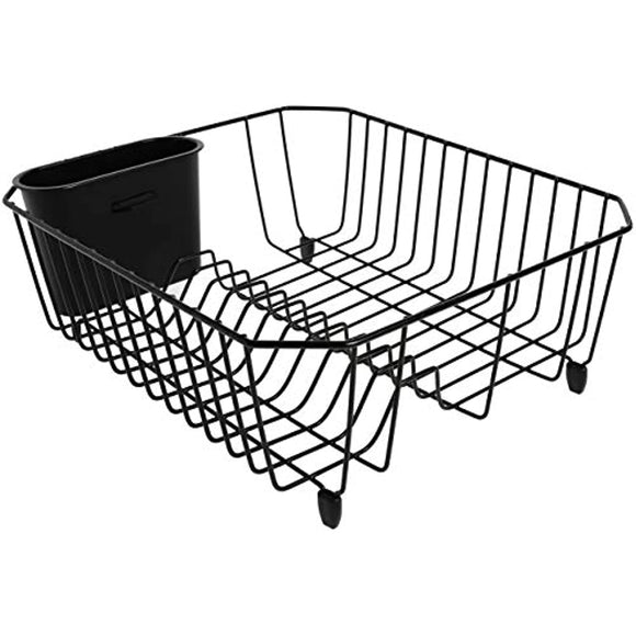 Rubbermaid Dish Drainer, Small, Black