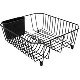 Rubbermaid Dish Drainer, Small, Black