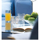 Set of 6 CRYSTAL HIGHBALL Durable Drinking glasses Limited Edition Glassware Drinkware Cups/coolers (11oz)