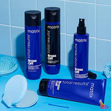 MATRIX Total Results Brass Off Color Depositing Blue Shampoo | Refreshes Hair &