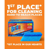Brillo Estracell Sponges, Premium Long Lasting, Kitchen & Bathroom with Wedge Edge Variety Pack (Variety, 3 Count (Pack of 1))
