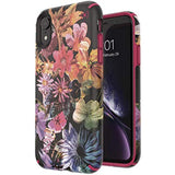 Speck Products Presidio Inked iPhone XR Case, DigitalFloral/Cerise Red