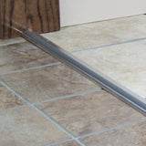 M-D Building Products 8243 M-D 0 Low Mini Heavy Duty Threshold with Replaceable Vinyl Insert, 36 in L X 1-3/8 in W, x 1-3/8" W x 7/16" H, Aluminum