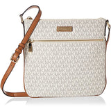 Michael Kors Women's Flat Crossbody, Vanilla, One Size