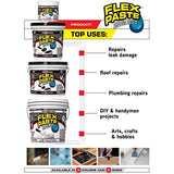 Flex Paste 3 lb Tub (White)