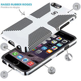 Speck Products CandyShell Grip Case for iPhone 6/6S - Black/Slate Grey