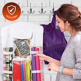 40 Inch Gift Wrapping Organizer Storage for Closet & Over the Door Hanging Gift Wrap Organizer