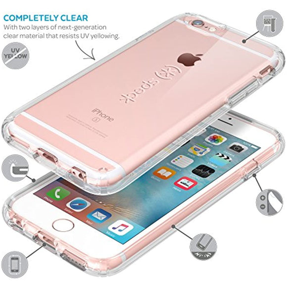Speck Products CandyShell Clear Case for iPhone 6 Plus/iPhone 6s Plus, Rainstorm Blue