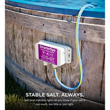 Controlomatic SmarterSpa Automatic Drape Over Saltwater Chlorine Generator w/ Reverse Polarity and 10 Power Levels for Home Spa Up to 1,000 Gallons