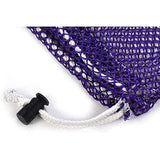 Commercial Mesh Laundry Bag - Sturdy Mesh Material with Drawstring Closure. Ideal Machine Washable Mesh Laundry Bag for Factories, College, Dorm and Apartment Dwellers. (24" x 36" | Purple)