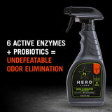 Hero Clean Clean Scent Odor Eliminator 17 oz. Liquid - Total Qty: 6; Each Pack Qty: 1