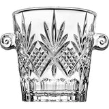 Elegant Crystal Ice Bucket with handles, wine cooler bucket, For weddings,events, parties