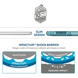 Speck Products Presidio Grip Cell Phone Case for LG G6 - Robin Egg Blue/Tide Blue