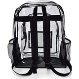 Heavy Duty Clear Backpack - Stadium Approved Transparent Design for Quick Access