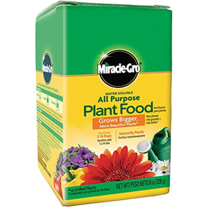 Miracle-Gro Water Soluble All Purpose Plant Food, 8 oz.