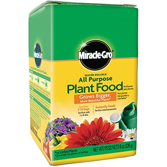 Miracle-Gro Water Soluble All Purpose Plant Food, 8 oz.