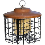 More Birds Squirrel-X Double Suet Feeder, Outdoor Wild Bird Feeder, Cage Bird Feeder, 2 Suet Cake Capacity