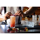 Set of 6 CRYSTAL HIGHBALL Durable Drinking glasses Limited Edition Glassware Drinkware Cups/coolers (11oz)