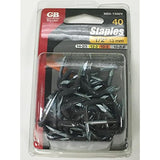 Gardner Bender MDI-1550Y PVC Insulated Metal Staple, 1/2 x 1-Inch,40-Pack,Packaging may Vary