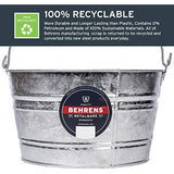 Behrens Hot-Dipped Galvanized Steel Utility Pail 4-1/4 Gallon