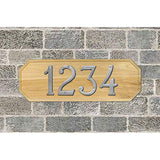 HY-KO PRODUCTS BR-43SN/2 Prestige House Number 2 (Two), 4" High, Satin Nickel Finish