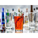 Set of 18 Sleek and Durable Drinking Glasses - Glassware Set Includes 6-17oz Highball Glasses, 6-13oz Rocks Glasses, 6-7oz Juice Glasses | Heavy Base Glass Cups for Water, Juice, Beer, & Cocktails.